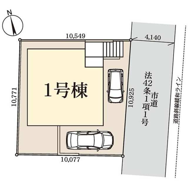 丸山４丁目の区画図