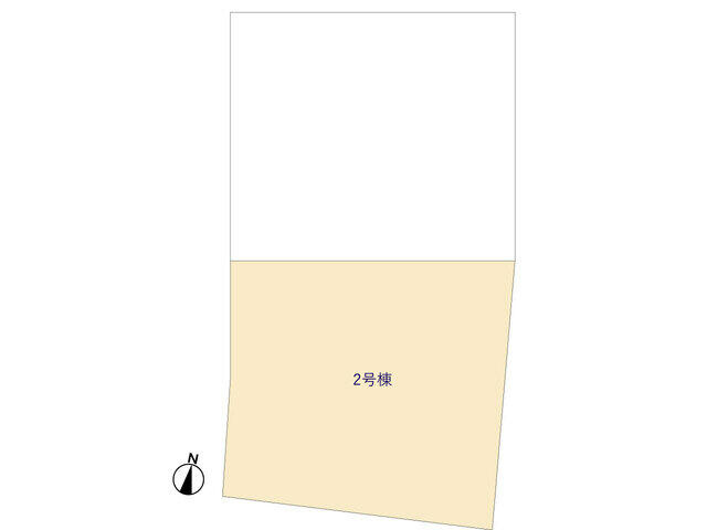 ４３２２柏市光ヶ丘１０期２棟の区画図