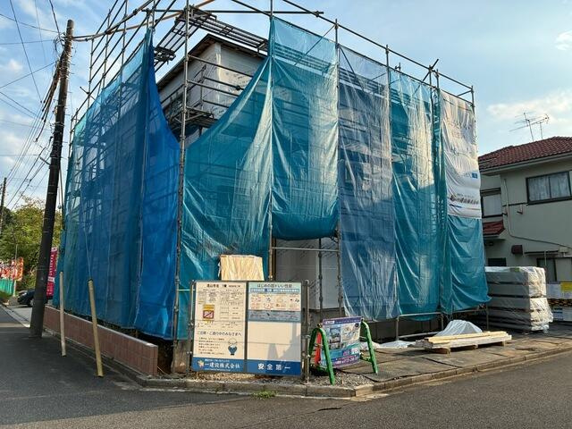 流山市北の前面道路含む現地写真