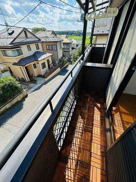 柏市大井１３５－１７の展望|バルコニーの様子