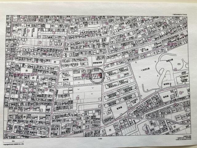 柏市新逆井２丁目の地図
