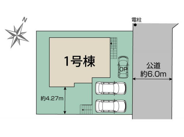 ブルーミングガーデン　柏市南逆井２丁目１棟／１期１号棟の区画図|柏市南逆井2丁目1棟区画図