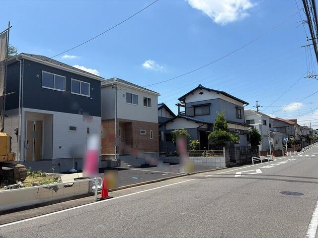 柏市伊勢原　第７の前面道路含む現地写真