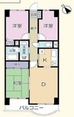 ライオンズマンション北小金の間取り