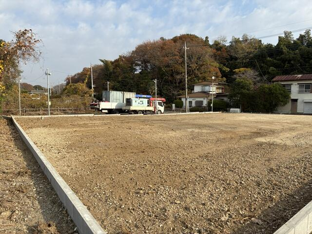 鎌ケ谷市佐津間の売地の外観