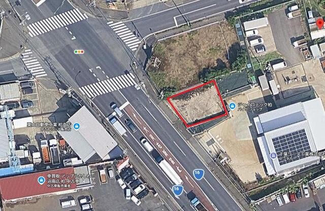 柏市藤ケ谷新田の売地の周辺