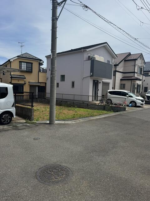 柏市逆井３丁目の売地の外観