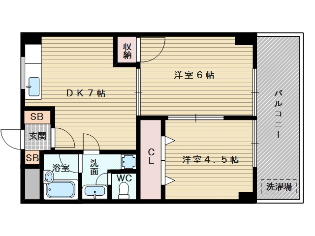 大阪市東淀川区豊里４丁目のマンション