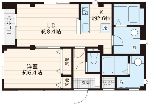 カーサ　マルフィールの間取り|間取りです。