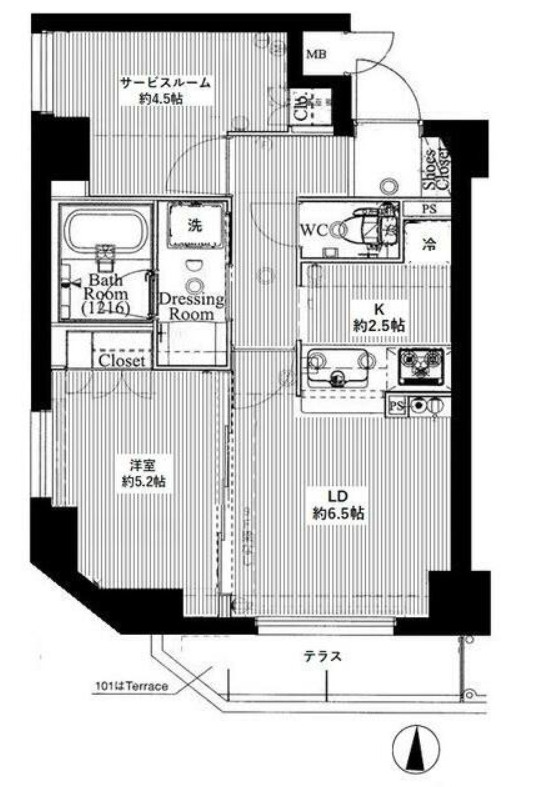 EXZA両国LIENの間取り