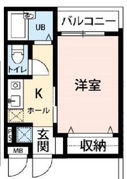 グランバニエB棟の間取り|間取りです。