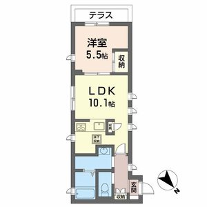 サンフロール楠の間取り