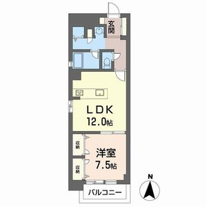 オーチャードアレー山手通の間取り