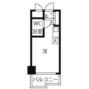 コスモプラザ三宮の間取り