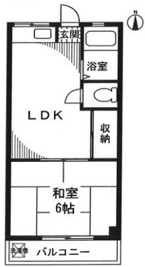 神戸市東灘区深江北町１丁目の賃貸マンションの間取り