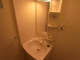 神戸市中央区山本通３丁目の賃貸マンションの洗面所