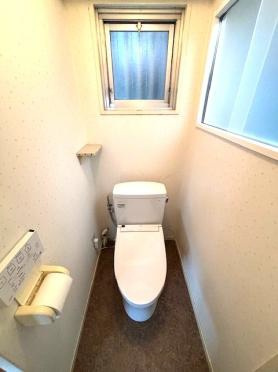 神戸市中央区中山手通７丁目の賃貸マンションのトイレ