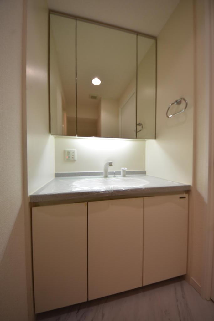 神戸市中央区栄町通４丁目の賃貸マンションの洗面所