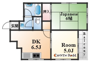 神戸市中央区二宮町３丁目の賃貸マンションの間取り