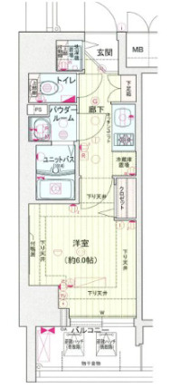 プレサンス三宮エレガンシアの間取り