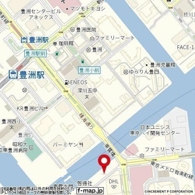 【地図】 | プレール・ドゥーク豊洲Ⅱ