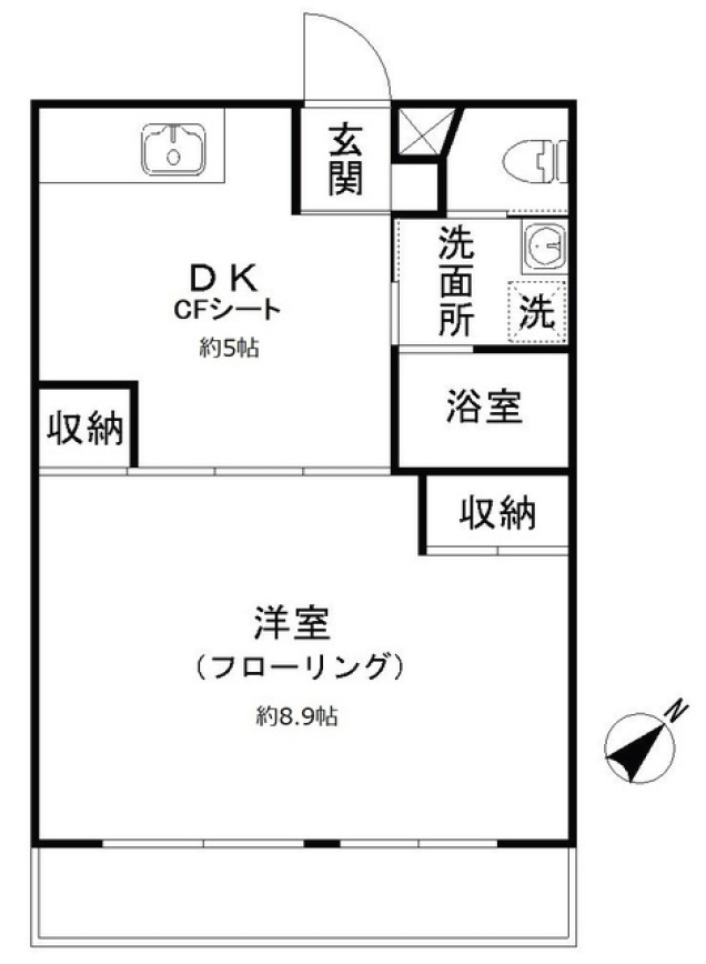 グランベル松陰の間取り