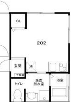 クレール千駄木　Ｂ棟の間取り