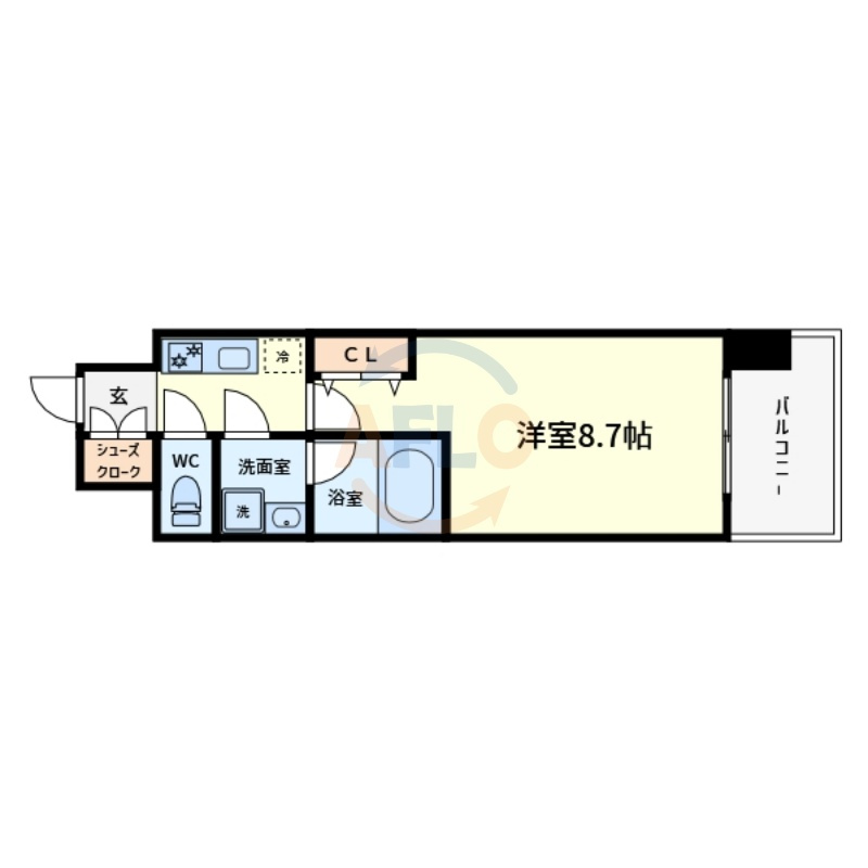 スプランディッド堺東Ⅲの間取り|スプランディッド堺東Ⅲ　間取り