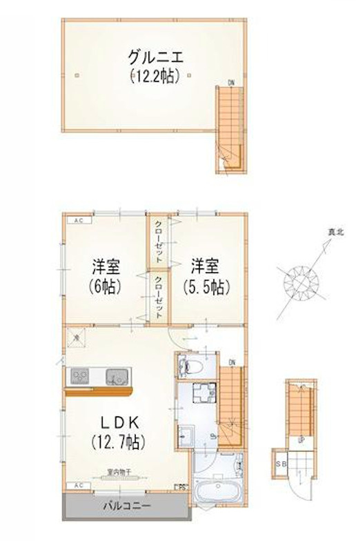 アルマコート万願寺の間取り