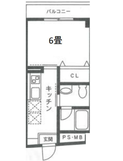 アンシルクコーポの間取り