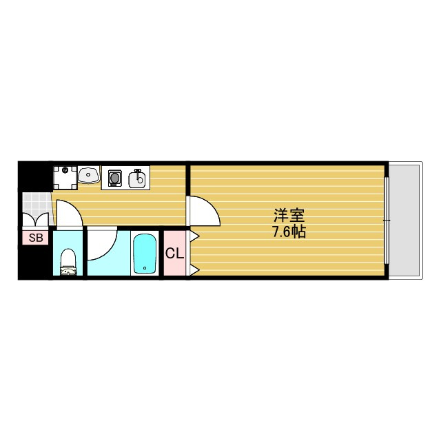 シャインビュー新大阪の間取り