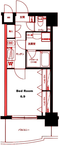 【間取り】 | グリフィン川崎・西口参番館