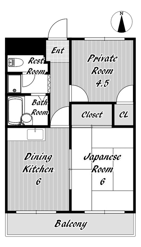 レークヒルⅠの間取り