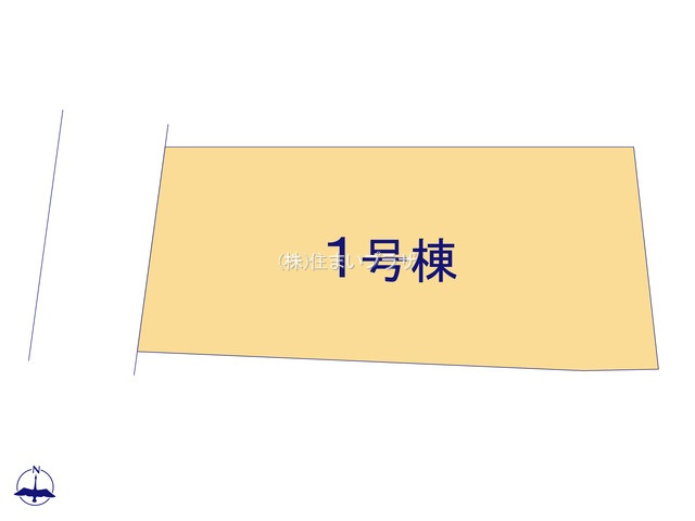 仲介手数料無料）一宮市大和町５－１の区画図