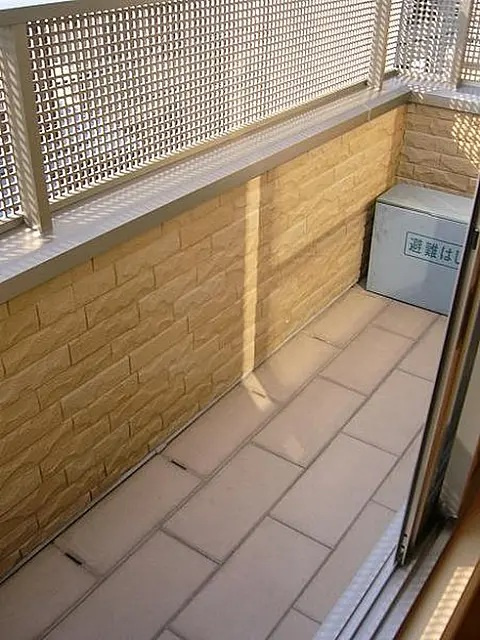 Hx東府中のバルコニー