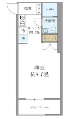 Ｎフローラ明大前の間取り
