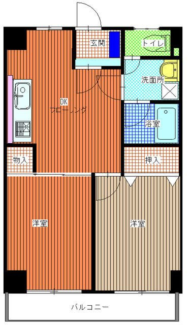 ラフィーネ綾瀬の間取り|間取りです。