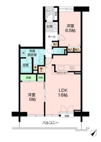 約77.60㎡の2LDK