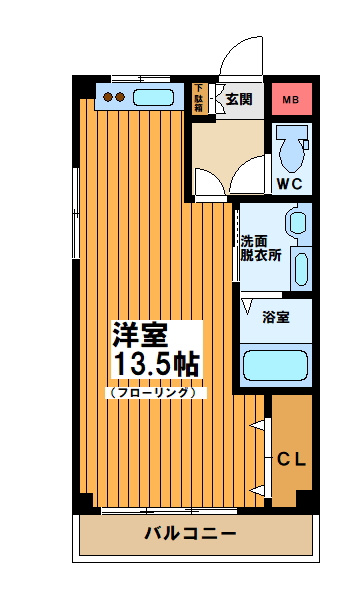 ニューホワイトマンションの間取り