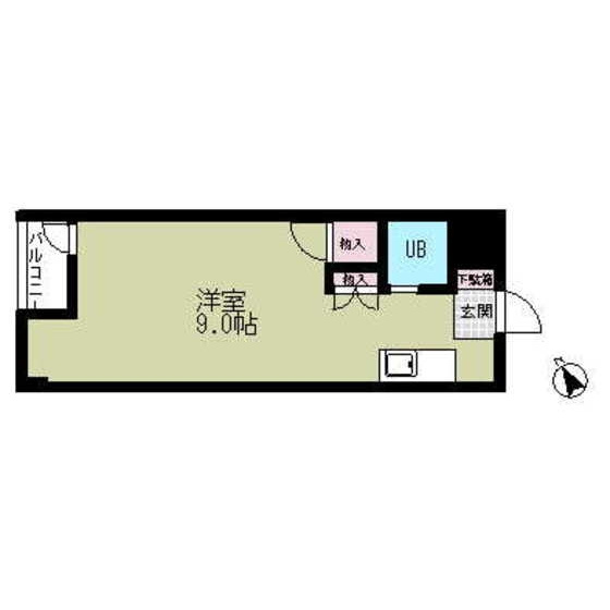 西調布シティの間取り