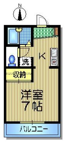 ヘーベル弥生の間取り