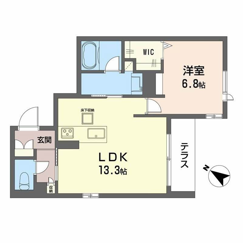 プログレス新大阪の間取り|間取り