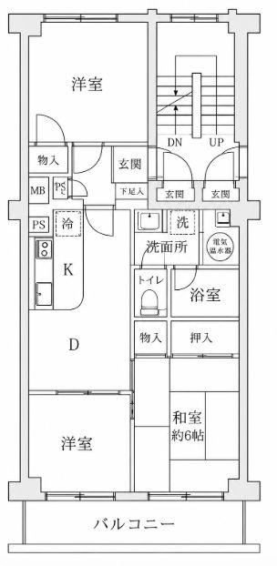 ルネ春日部の区画図