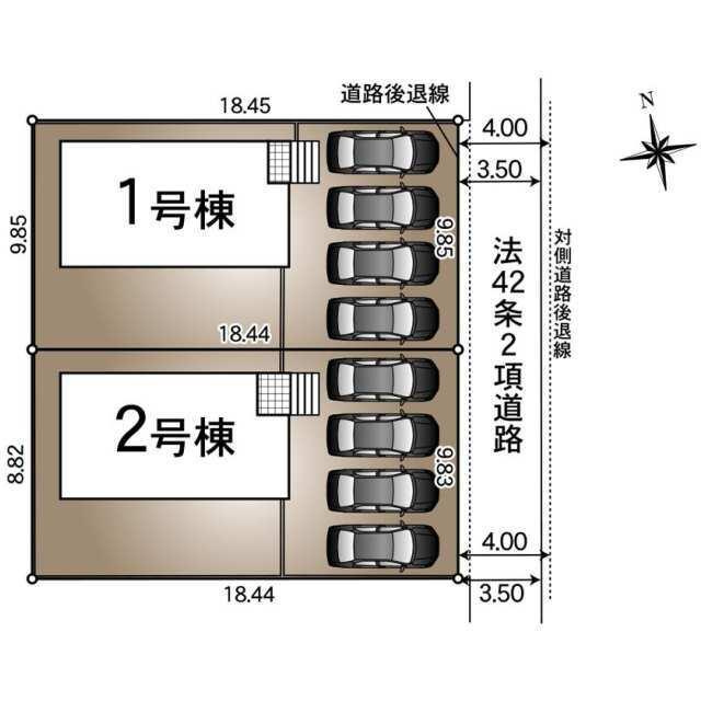 仲介手数料無料）一宮市木曽川町里小牧　第１１の区画図| 