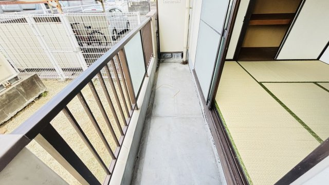 メゾネットみつるのバルコニー