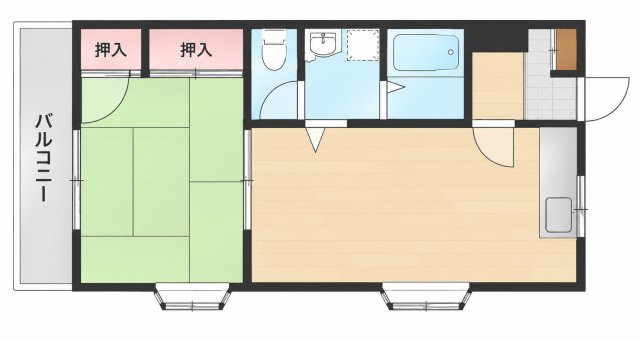 メゾネットみつるの間取り