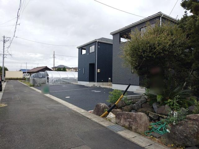 新築戸建て・仲介手数料無料）一宮市北今　第４・1号棟の前面道路含む現地写真