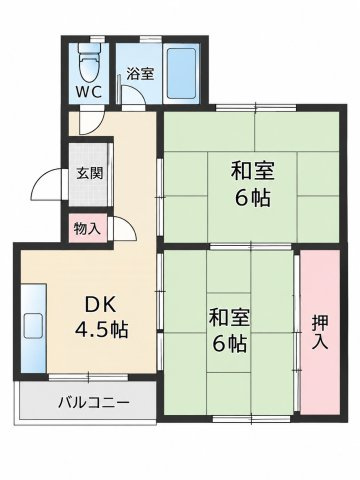 都府楼10棟の間取り