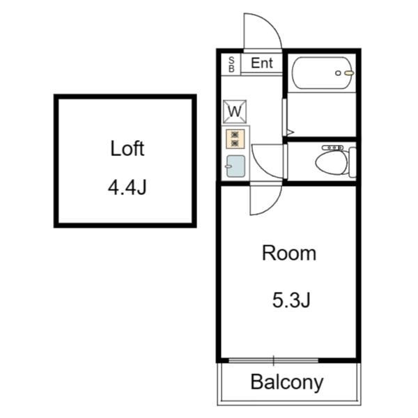 Ｆ．Ｏ．Ｃ　ＲＥＳＩＤＥＮＣＥ生麦の間取り|間取りです。
