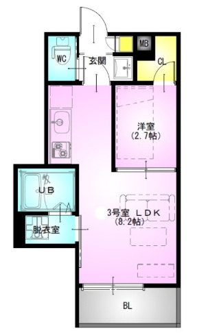 R-smart 川口元郷の間取り